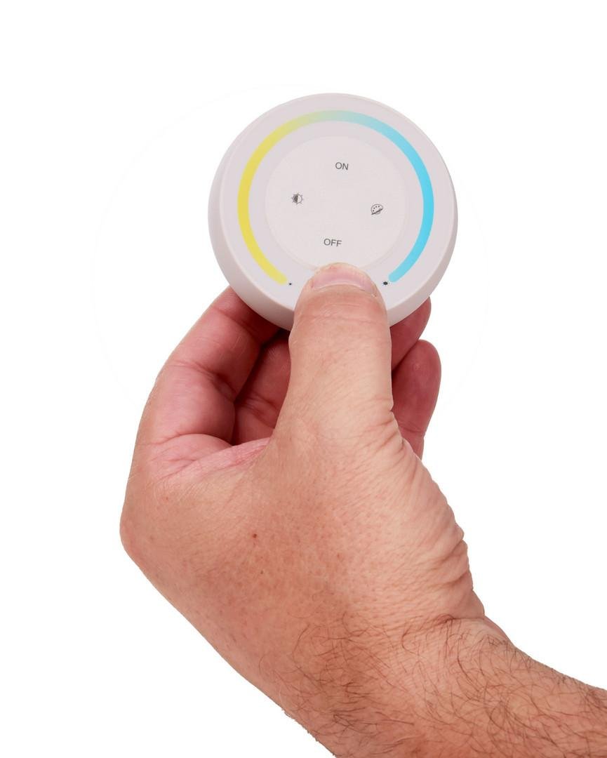 Obrázek produktu Deko-Light RF-smart, dálkové ovladání, bílá, 1 zóna, Single/CCT, IP20 - LIGHT IMPRESSIONS 5 Obrázek produktu Deko-Light RF-smart, dálkové ovladání, bílá, 1 zóna, Single/CCT, IP20 - LIGHT IMPRESSIONS 5