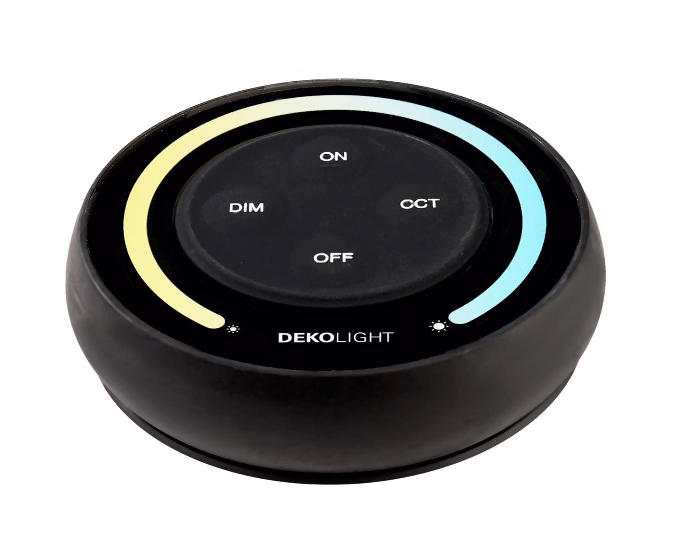 Deko-Light RF-smart, dálkové ovladání, černá, 1 zóna, Single/CCT, IP20 - LIGHT IMPRESSIONS Obrázek produktu Deko-Light RF-smart, dálkové ovladání, černá, 1 zóna, Single/CCT, IP20 - LIGHT IMPRESSIONS