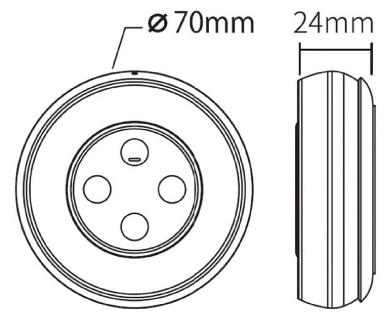 IMPR 843509 Deko-Light RF-smart, dálkové ovladání, černá, 1 zóna, Single/CCT, IP20 (obrázek 7)