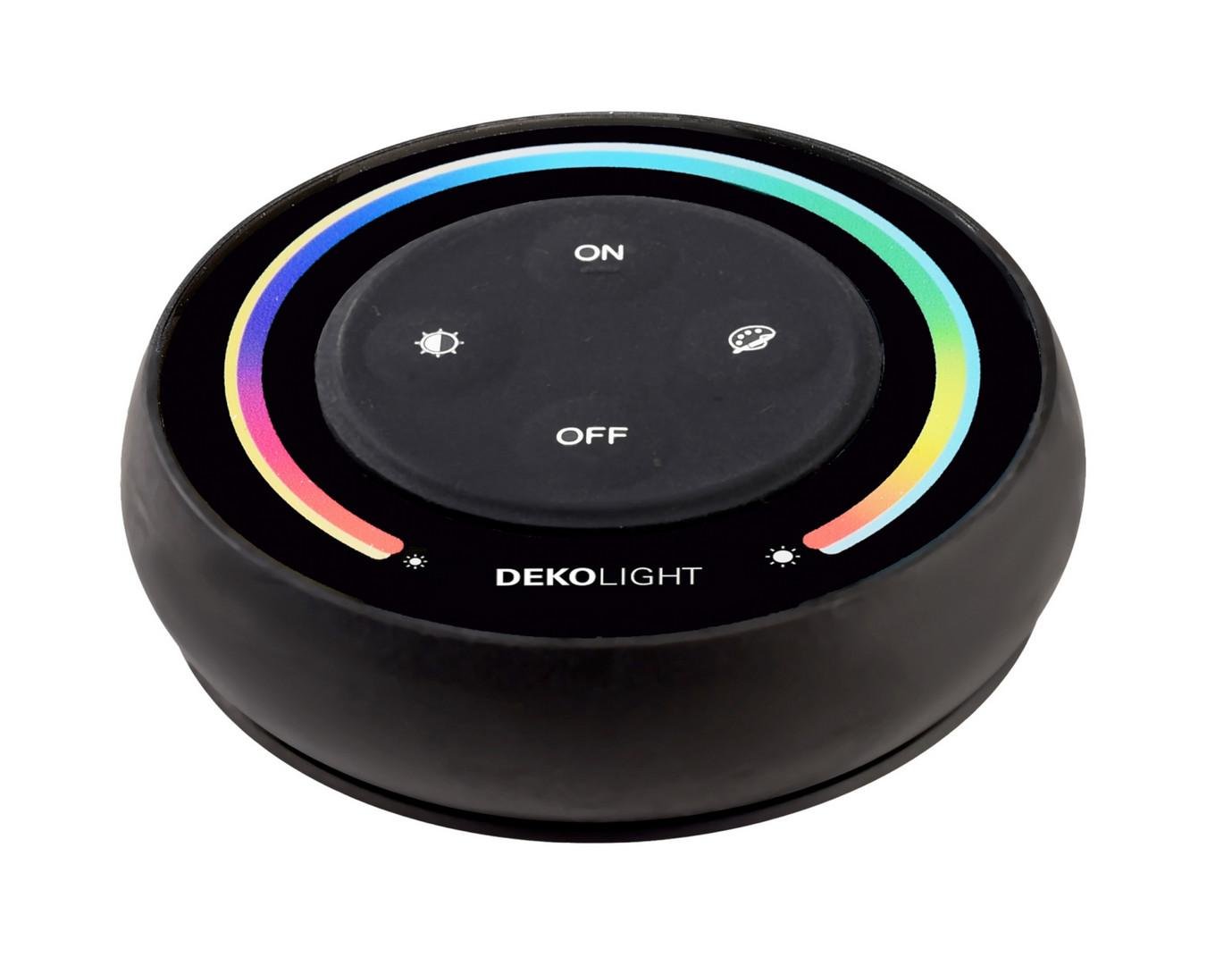 Deko-Light RF-smart, dálkové ovladání, černá, 1 zóna, RGB/RGBW/RGB+CCT, IP20 - LIGHT IMPRESSIONS Obrázek produktu Deko-Light RF-smart, dálkové ovladání, černá, 1 zóna, RGB/RGBW/RGB+CCT, IP20 - LIGHT IMPRESSIONS