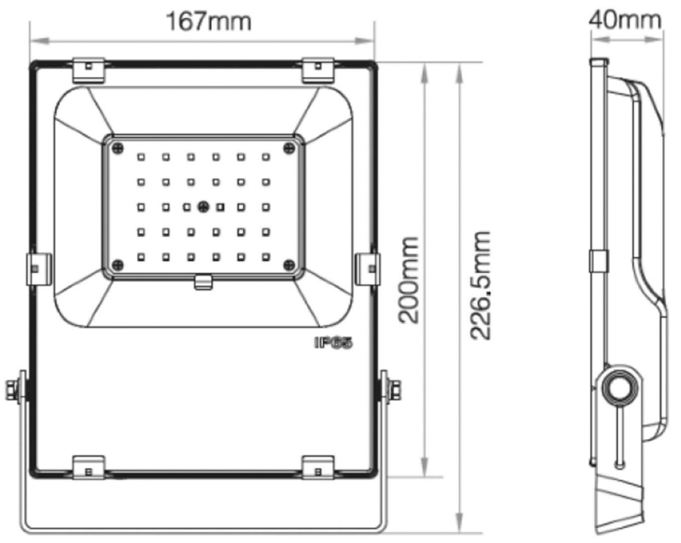 Obrázek produktu Deko-Light LED reflektor, RF-smart, Flood, 230V, 30W, RGB+CCT, IP65, 2700-6500K černá - LIGHT IMPRESSIONS 6 Obrázek produktu Deko-Light LED reflektor, RF-smart, Flood, 230V, 30W, RGB+CCT, IP65, 2700-6500K černá - LIGHT IMPRESSIONS 6
