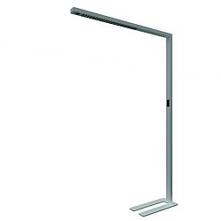 Obrázek pro produkt Deko-Light stojací svítidlo, Office Three Pro, Motion, 80 W, DIM, 2700/6500 K, 220-240V 9000 lm 1240 mm stříbrná - DEKOLIGHT
