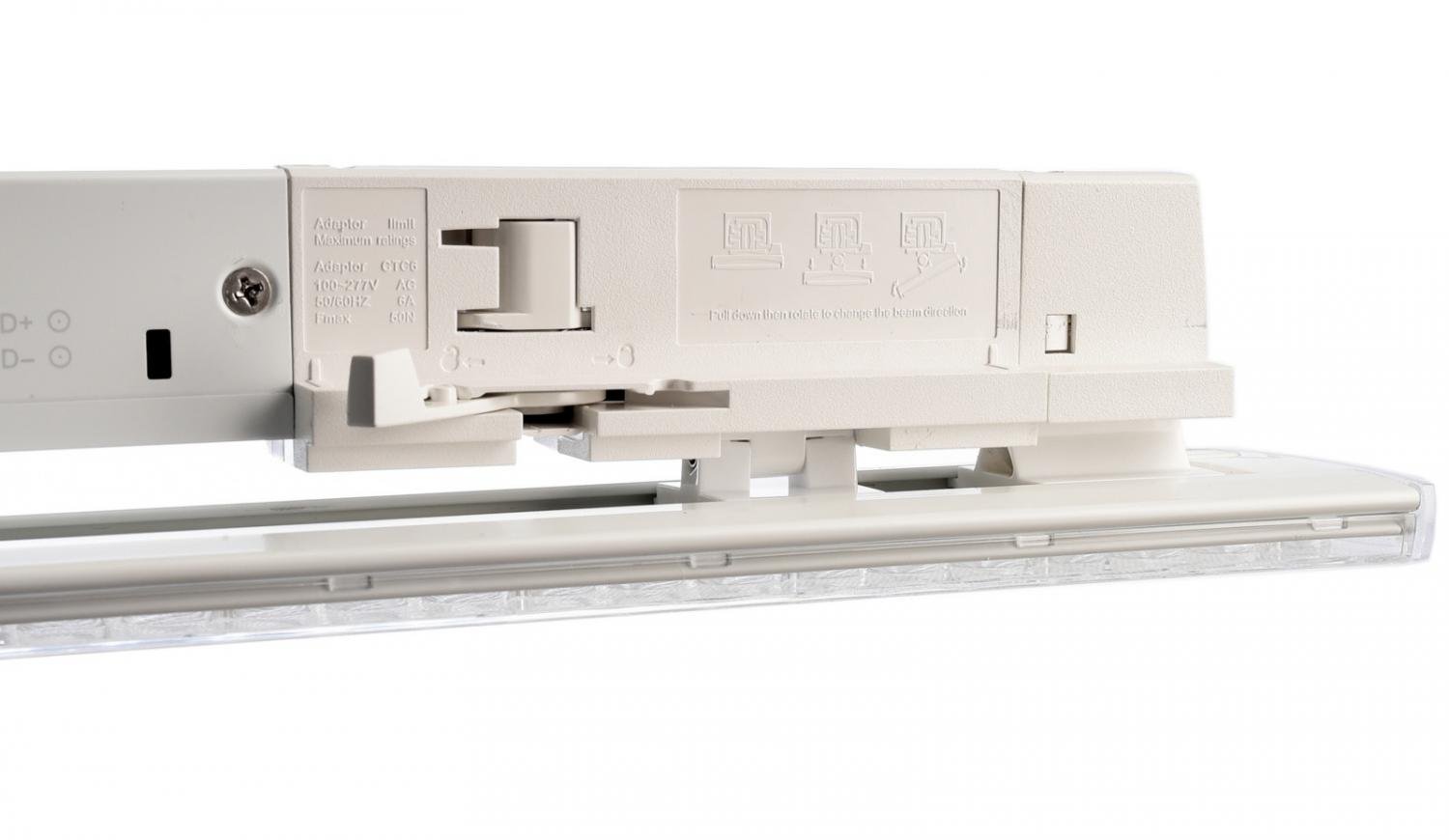 IMPR 707145 Deko-Light 3-fázové svítidlo, lineární Pro, Tilt, 50 W, DALI, 4000K, 220-240V 50W bílá RAL 9016 1493 mm (obrázek 5)