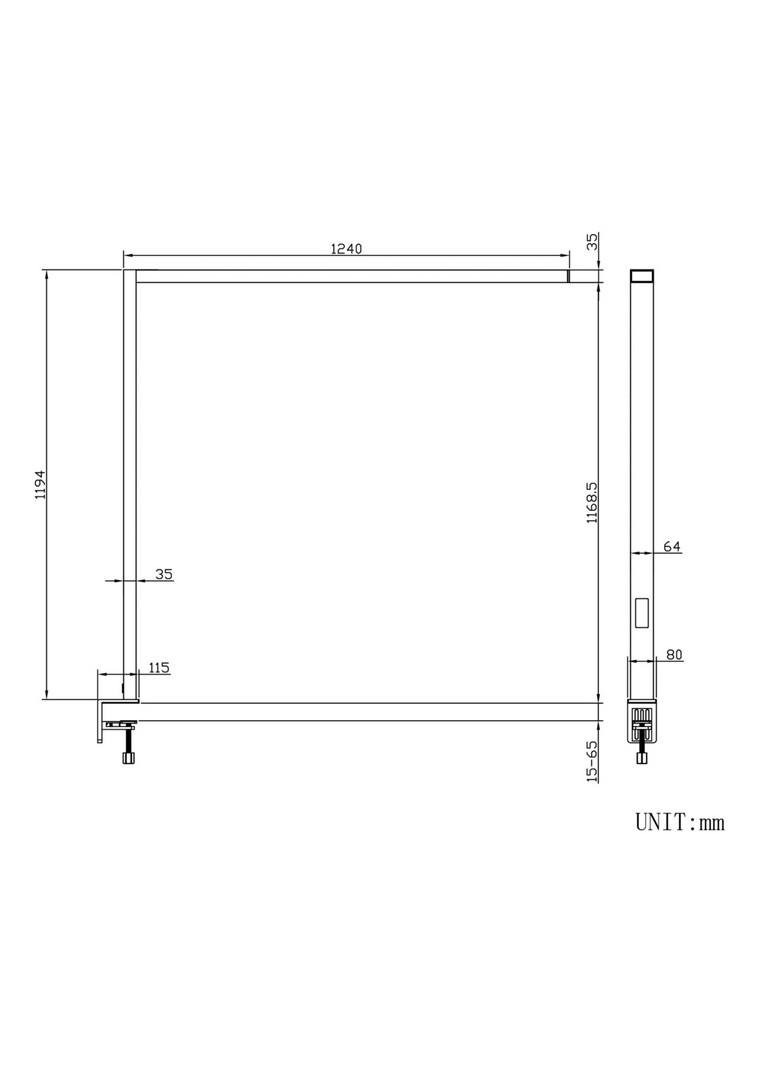 IMPR 346068 Deko-Light stolní lampa, Office Three Pro, Motion, 80 W, DIM, 2700-6500 K, 220-240V 9000 lm 1240 mm tmavě černá RAL 9005 (obrázek 13)