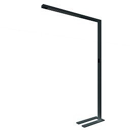 Obrázek pro produkt Deko-Light stojací lampa Office Three Pro Motion 80W DIM 2700/6500K 9000lm 1240mm tmavě černá RAL 9005 - DEKOLIGHT