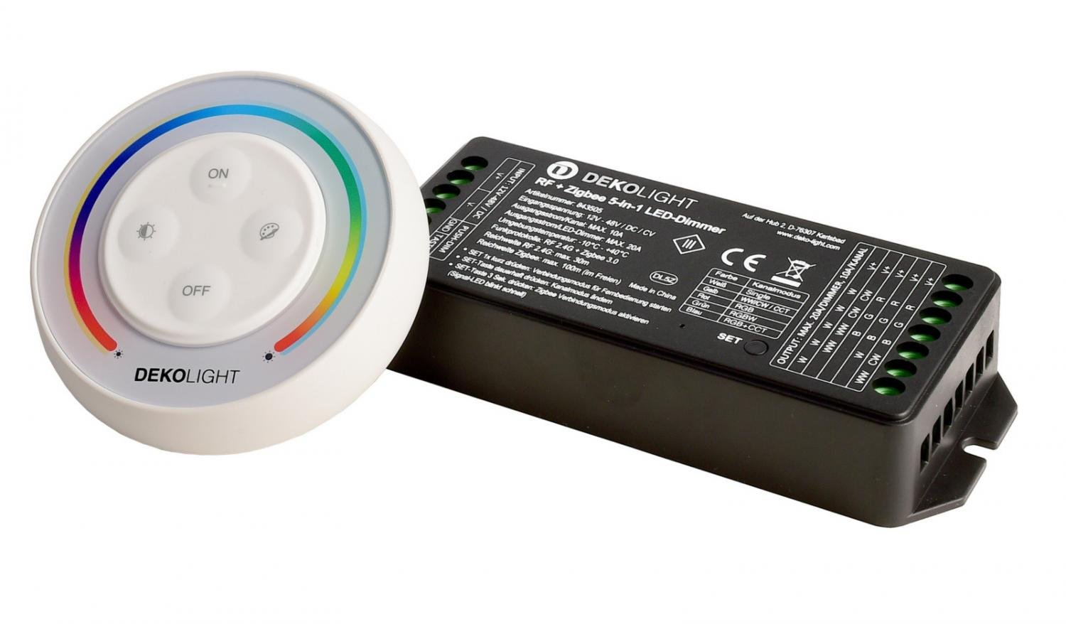 Obrázek produktu Deko-Light RF-smart startovací sada RGB/W/CCT 12-48V 20A vč. dálk.ovládání RF / Zigbee 3.0 / Intelli-Push - LIGHT IMPRESSIONS 5 Obrázek produktu Deko-Light RF-smart startovací sada RGB/W/CCT 12-48V 20A vč. dálk.ovládání RF / Zigbee 3.0 / Intelli-Push - LIGHT IMPRESSIONS 5
