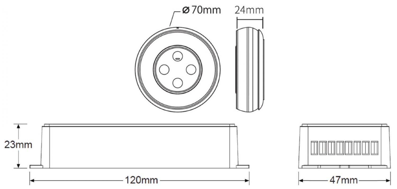 Obrázek produktu Deko-Light RF-smart startovací sada RGB/W/CCT 12-48V 20A vč. dálk.ovládání RF / Zigbee 3.0 / Intelli-Push - LIGHT IMPRESSIONS 6 Obrázek produktu Deko-Light RF-smart startovací sada RGB/W/CCT 12-48V 20A vč. dálk.ovládání RF / Zigbee 3.0 / Intelli-Push - LIGHT IMPRESSIONS 6