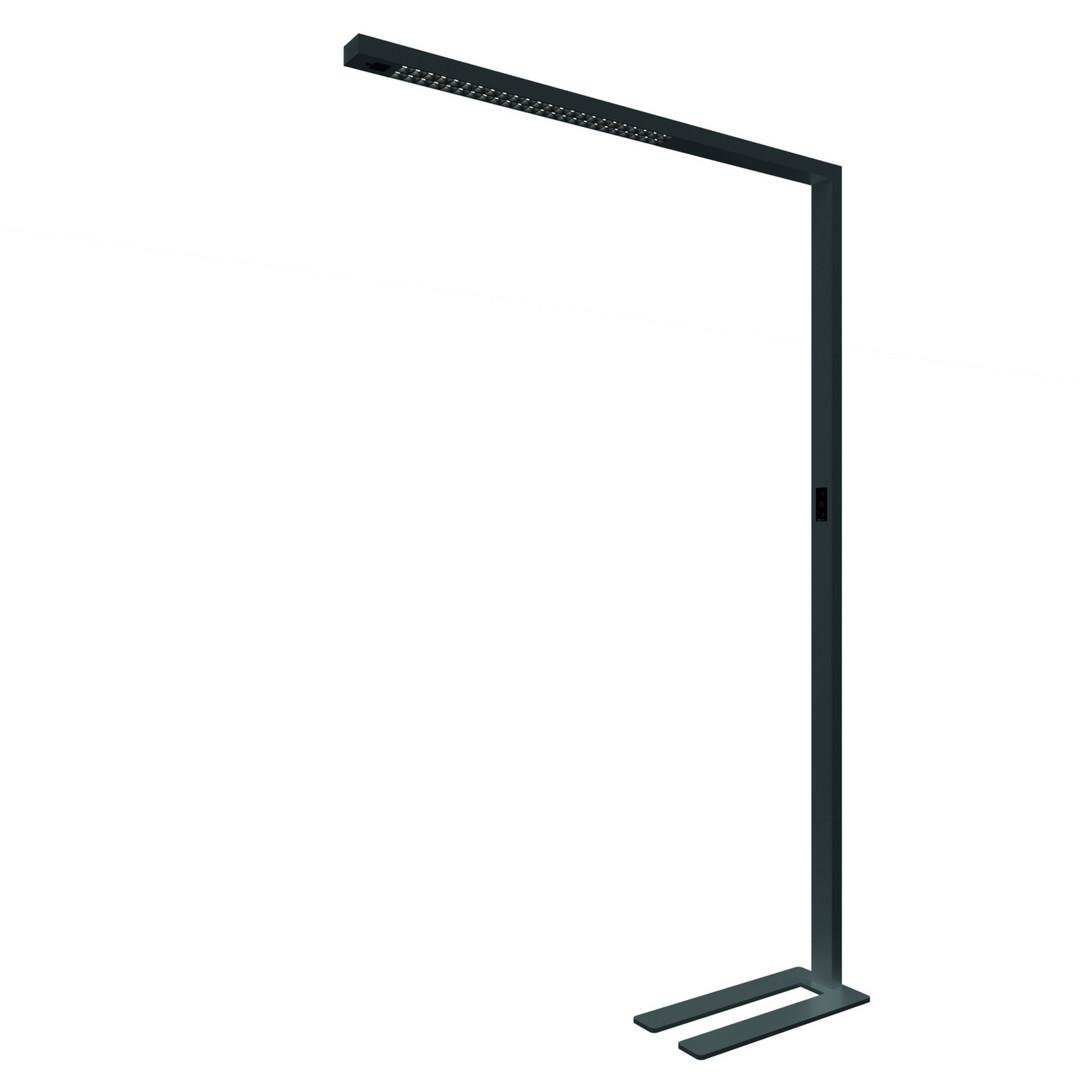 IMPR 342230 Deko-Light stojací svítidlo, Office Three Standard, Motion, 80 W, DIM, 4000 K, 220-240V 10100 lm 1240 mm tmavě černá RAL 9005 - LIGHT IMPRESSIONS