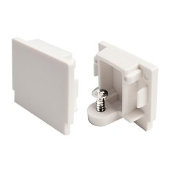 Obrázek pro produkt Deko-Light 1-fázový kolejnicový systém, D One koncovka, 220-240V bílá RAL 9016 15 mm - DEKOLIGHT