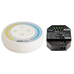 Obrázek pro produkt Deko-Light RF-smart, startovací sada Triac, 230V, 300W vč. dálkového ovládání RF / Zigbee 3.0 / Intelli-Push - DEKOLIGHT