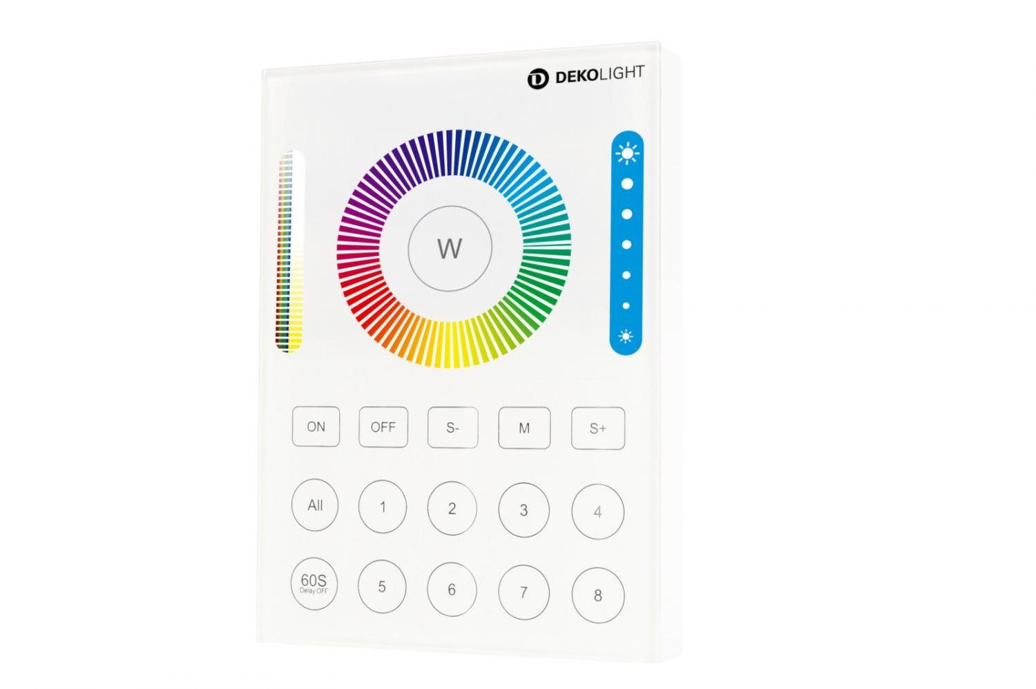 Obrázek produktu Deko-Light RF-smart, nástěnné ovladání, bílá, 8 zón, Single/CCT/RGB/RGBW/RGB+CCT - LIGHT IMPRESSIONS 3 Obrázek produktu Deko-Light RF-smart, nástěnné ovladání, bílá, 8 zón, Single/CCT/RGB/RGBW/RGB+CCT - LIGHT IMPRESSIONS 3