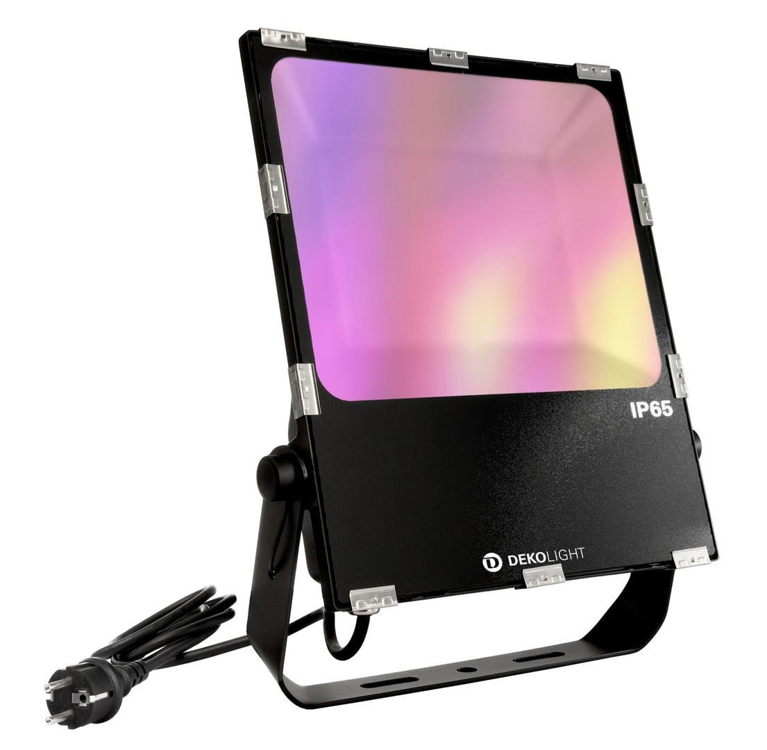 Obrázek produktu Deko-Light LED reflektor, RF-smart, Flood, 230V, 100 W, RGB+CCT, IP65, 110-240 V/AC, 50 / 60 Hz 100-240V AC/50-60Hz 100W 2700-6500 K 10000 lm 60 mm černá IP65/IP44 - LIGHT IMPRESSIONS 2 Obrázek produktu Deko-Light LED reflektor, RF-smart, Flood, 230V, 100 W, RGB+CCT, IP65, 110-240 V/AC, 50 / 60 Hz 100-240V AC/50-60Hz 100W 2700-6500 K 10000 lm 60 mm černá IP65/IP44 - LIGHT IMPRESSIONS 2