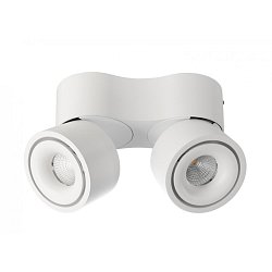 Obrázek pro produkt Deko-Light stropní přisazené svítidlo, Uni II Mini Double, Tilt, 21 W, DIM, 2700 K, 220-240V 1360 lm 160 mm bílá - DEKOLIGHT