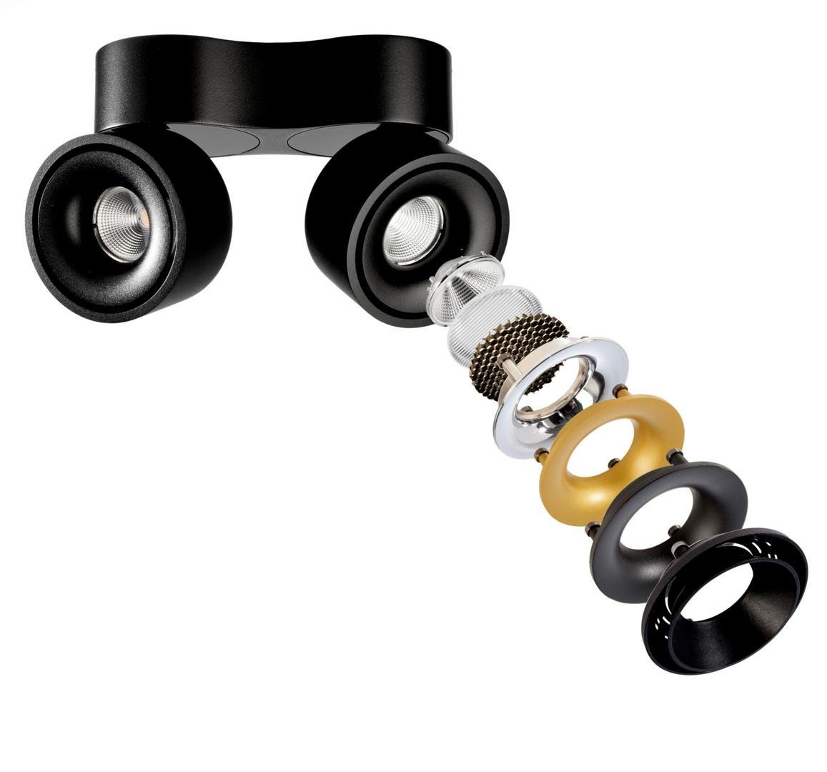 Obrázek produktu Deko-Light stropní přisazené svítidlo, Uni II Mini Double, Tilt, 21 W, DIM, 2700 K, 220-240V 1240 lm 160 mm černá - LIGHT IMPRESSIONS 2 Obrázek produktu Deko-Light stropní přisazené svítidlo, Uni II Mini Double, Tilt, 21 W, DIM, 2700 K, 220-240V 1240 lm 160 mm černá - LIGHT IMPRESSIONS 2