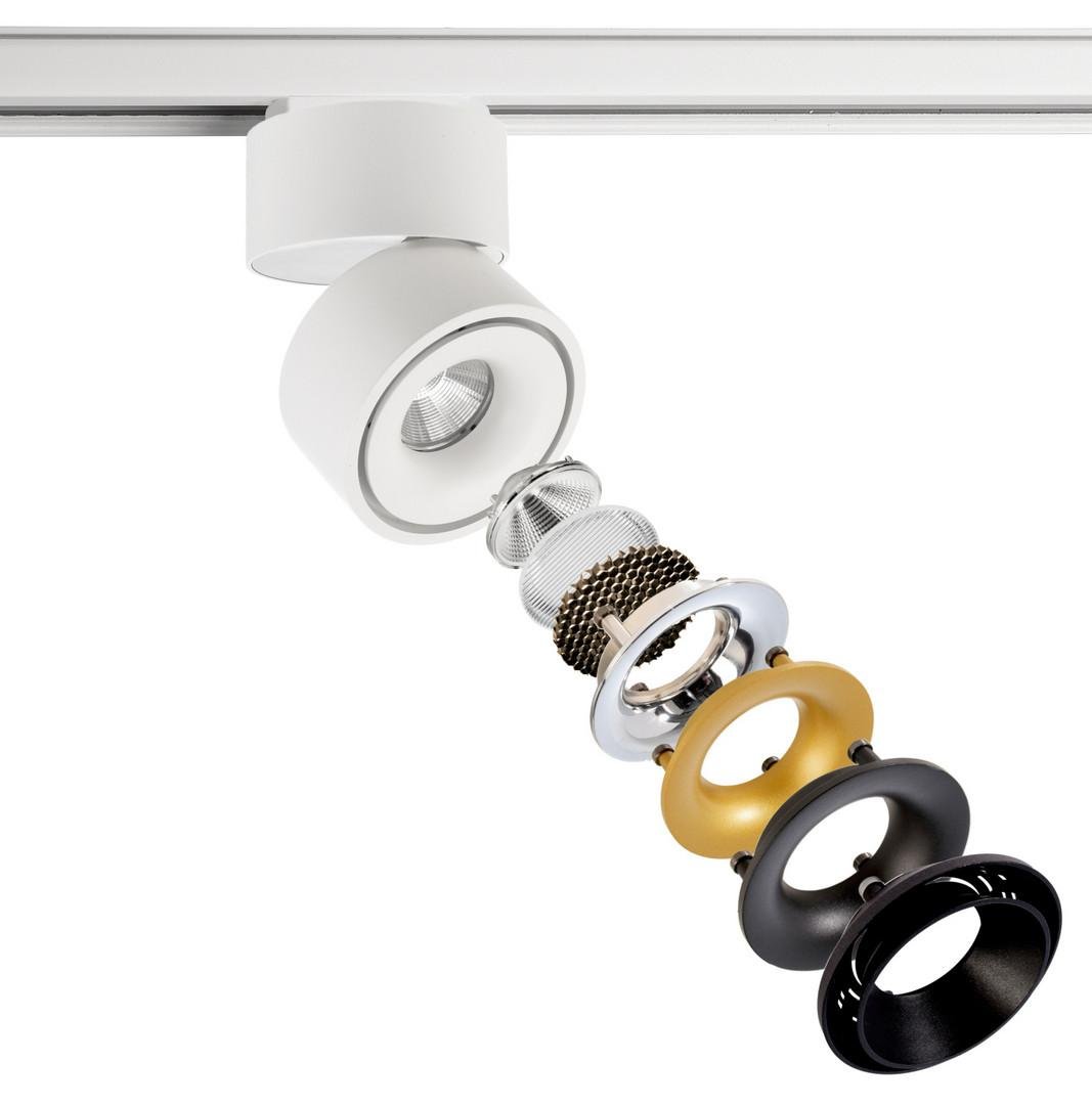 IMPR 707187 Deko-Light 1-fázový kolejnicový systém bodové svítidlo, Uni II Mini, Tilt, 11,3 W, DIM, 2700 K, 220-240V bílá 160 mm (obrázek 3)