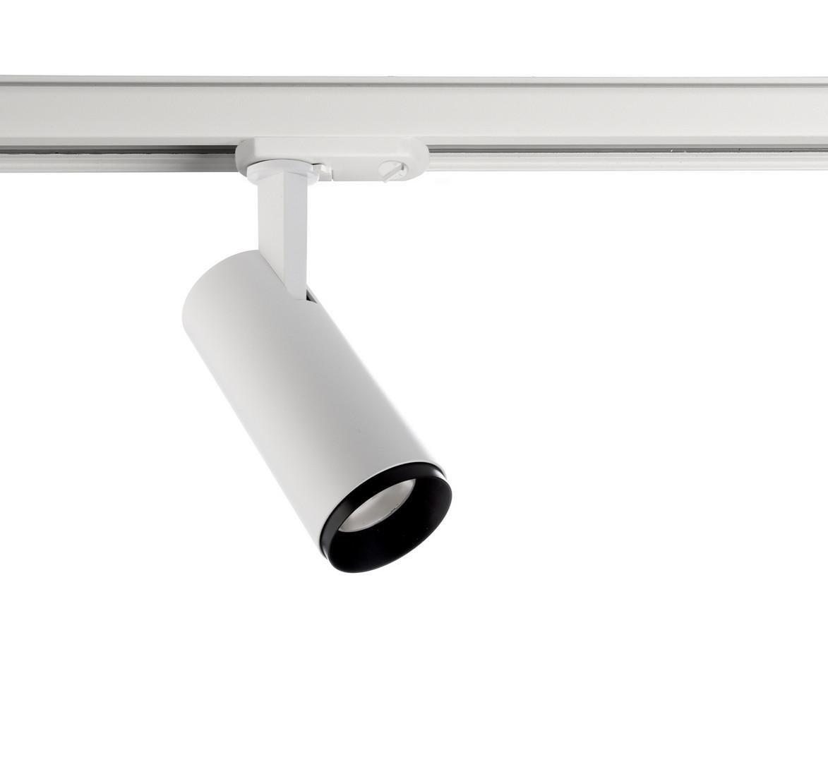 IMPR 707165 Deko-Light 1-fázový kolejnicový systém bodové svítidlo, Lucea, Tilt, 6 W, DIM, 220-240V 2700 K bílá RAL 9016 - LIGHT IMPRESSIONS