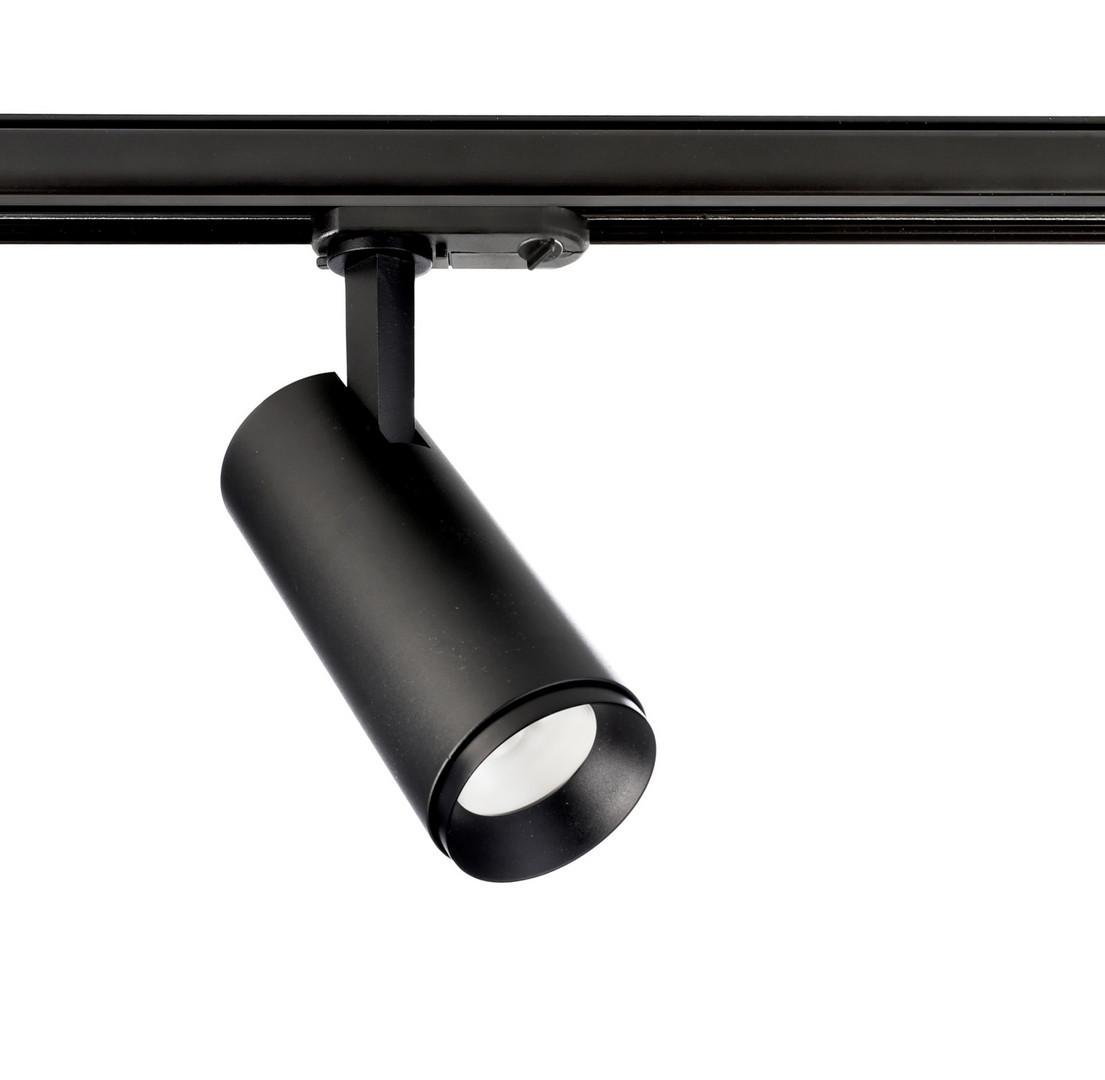 IMPR 707168 Deko-Light 1-fázový kolejnicový systém bodové svítidlo, Lucea, Tilt, 10 W, DIM, 2700 K, 220-240V tmavě černá RAL 9005 - LIGHT IMPRESSIONS