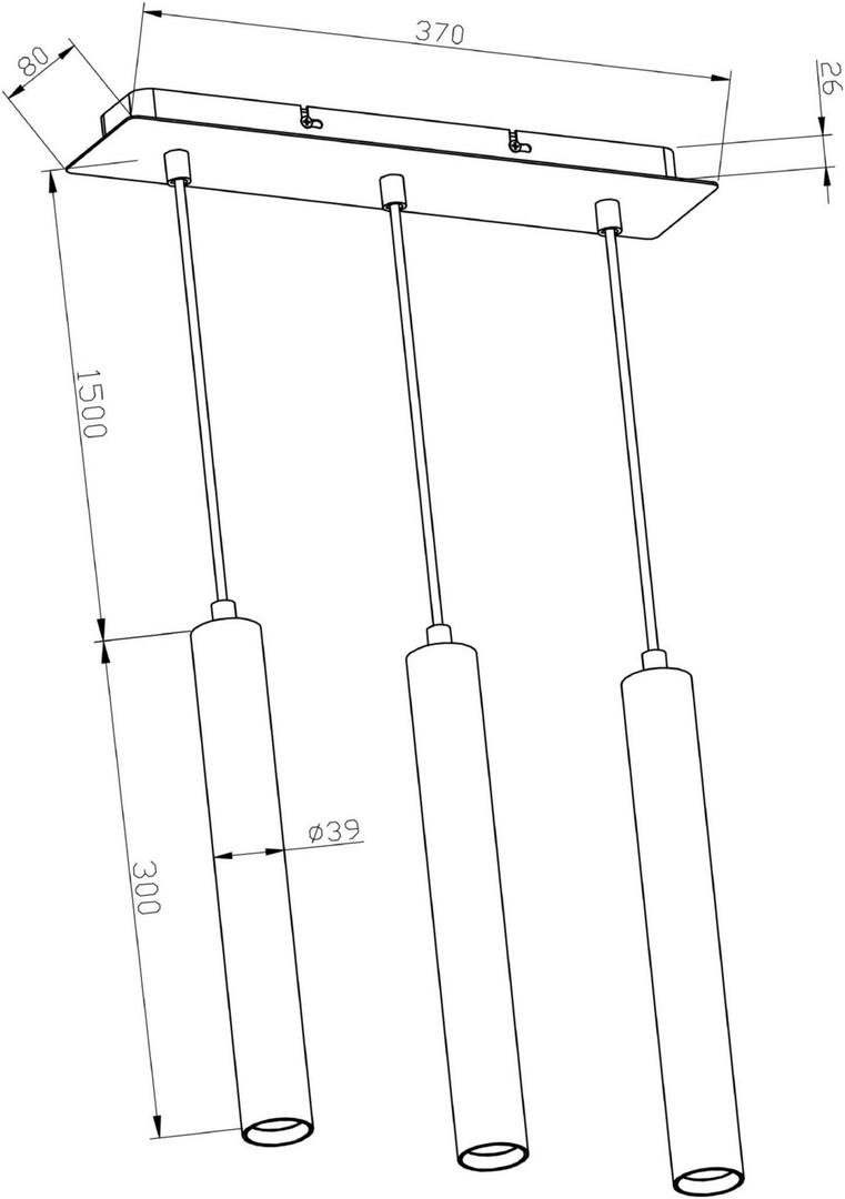 IMPR 342239 Deko-Light závěsné svítidlo, Slim, 15 W, DIM, 2700 K, 220-240V 1500 lm tmavě černá RAL 9005 (obrázek 5)