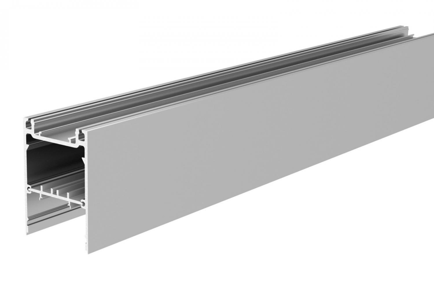 IMPR 970578 Deko-Light profil - PLANO MS, 80 x 55mm, alu elox LED-nosič, 2m - LIGHT IMPRESSIONS