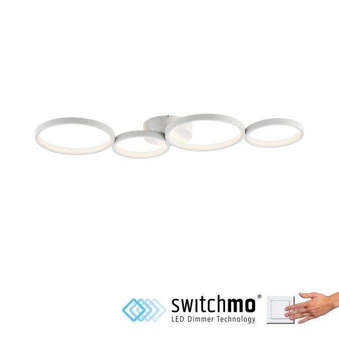 PN 6183-16 KIRINGE LED stropní svítidlo bílé kruhové 3 krokové stmívač moderní do interiéru krokově stmívatelné 3000K - PAUL NEUHAUS