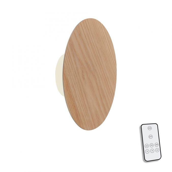PN 8153-79 AKKU PUNTU LED svítidlo na baterie 25cm přírodní dřevo s časovačem USB stmívatelné 3000K - PAUL NEUHAUS