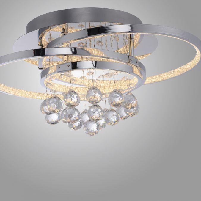 PN 6267-17 ROTAZO LED stropní svítidlo chrom s křišťalovými přívěsky  krokově stmívatelné 3000K - PAUL NEUHAUS (obrázek 8)