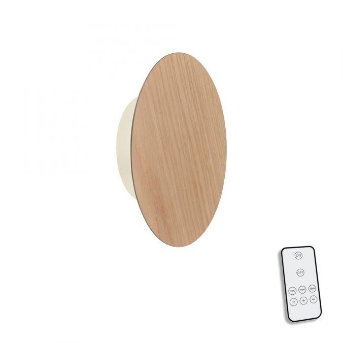 PN 8152-79 AKKU PUNTU LED svítidlo na baterie 18cm přírodní dřevo s časovačem USB stmívatelné 3000K - PAUL NEUHAUS