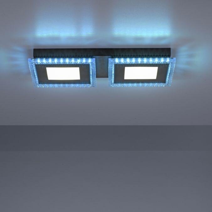 LD 14512-18 ACRI LED stropní svítidlo černé RGB, CCT stmívatelné s dálkovým ovládáním RGB+2700-5000K - LEUCHTEN DIREKT / JUST LIGHT (obrázek 9)