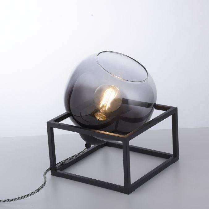 LD 15423-18 ZEA LED stolní lampa 1 ramenné černé kouřové sklo moderní do interiéru - LEUCHTEN DIREKT / JUST LIGHT (obrázek 4)