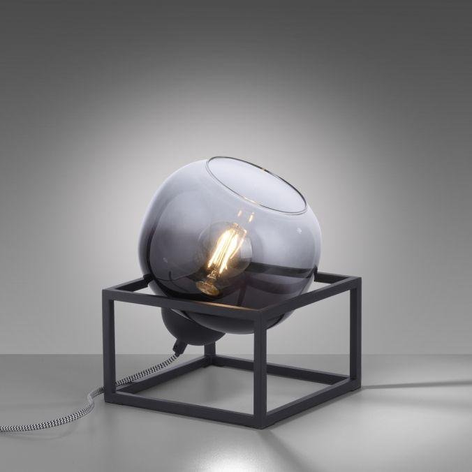 LD 15423-18 ZEA LED stolní lampa 1 ramenné černé kouřové sklo moderní do interiéru - LEUCHTEN DIREKT / JUST LIGHT (obrázek 5)