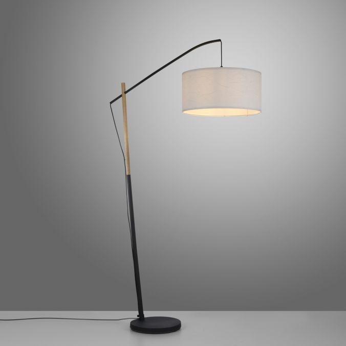 LD 14185-16 GREEN SOFI LED stojací svítidlo černé s imitací dřeva šňůrový vypínač nadčasový design - LEUCHTEN DIREKT / JUST LIGHT (obrázek 5)