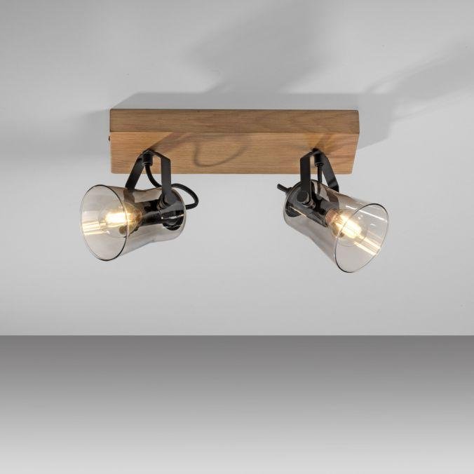 LD 11448-79 GREEN LANG LED stropní svítidlo 2 ramenné přírodní dřevo dub nastavitelné - LEUCHTEN DIREKT / JUST LIGHT (obrázek 5)