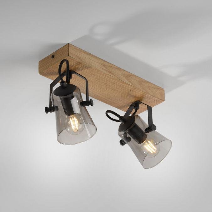 LD 11448-79 GREEN LANG LED stropní svítidlo 2 ramenné přírodní dřevo dub nastavitelné - LEUCHTEN DIREKT / JUST LIGHT (obrázek 8)