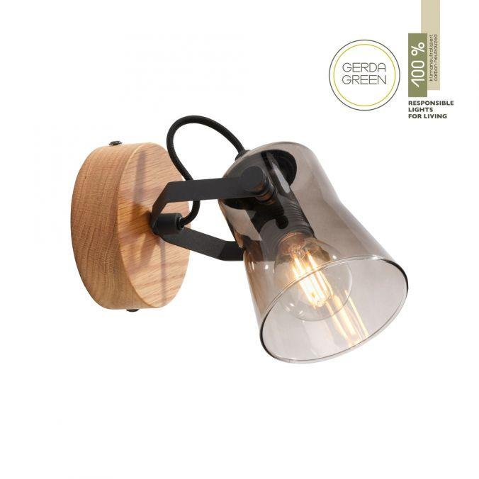 LD 11447-79 GREEN LANG LED nástěnné svítidlo 1 ramenné přírodní dřevo dub nastavitelné - LEUCHTEN DIREKT / JUST LIGHT