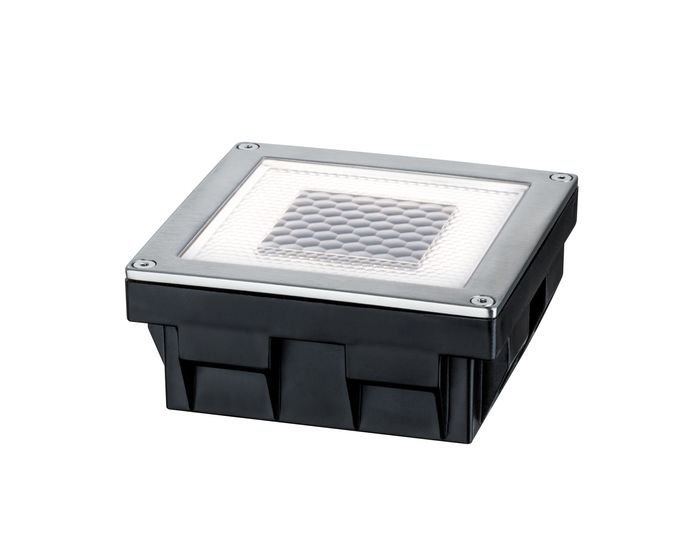 P 93774 Zemní zápustné svítidlo Solar Cube LED, incl. 1x0,24 W, 3,6lm, 2700K, ušlecht.ocel 1ks - PAULMANN