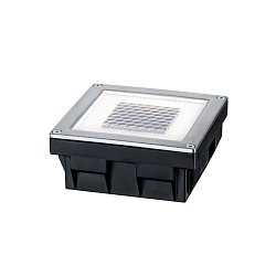 Obrázek pro produkt Zemní zápustné svítidlo Solar Cube LED, incl. 1x0,24 W, 3,6lm, 2700K, ušlecht.ocel 1ks - PAULMANN