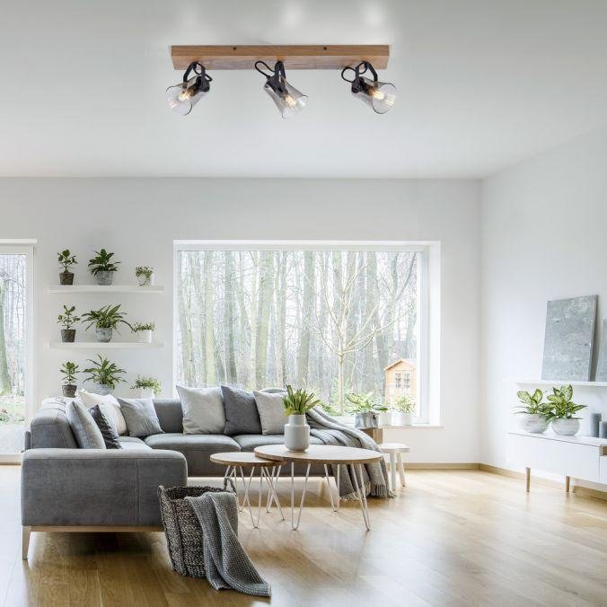 LD 11449-79 GREEN LANG LED stropní svítidlo 3 ramenné přírodní dřevo dub nastavitelné - LEUCHTEN DIREKT / JUST LIGHT (obrázek 2)