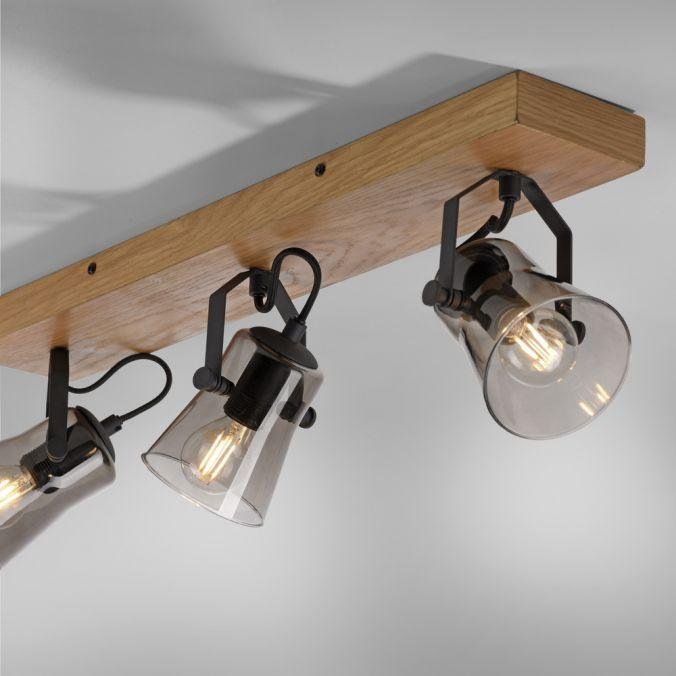 LD 11449-79 GREEN LANG LED stropní svítidlo 3 ramenné přírodní dřevo dub nastavitelné - LEUCHTEN DIREKT / JUST LIGHT (obrázek 4)