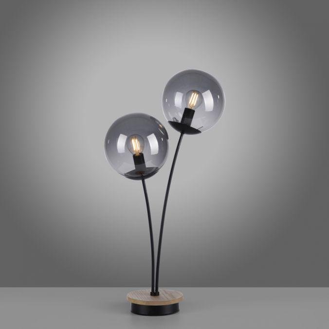 LD 11390-79 GREEN WIDO LED stolní lampa dřevo kouřová barva šňůrový vypínač IP20 do interiéru - LEUCHTEN DIREKT / JUST LIGHT (obrázek 5)