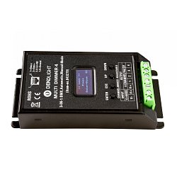 Obrázek pro produkt Deko-Light nízkonapěťový DMX stmívač (CV, DC), MULTI-LED-stmívač, DMX/auto/manuál, konstantní napětí, 12-48V/DC DMX512 4 CH - DEKOLIGHT
