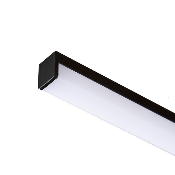 RED R14090 LED PROFILE H přisazený 1m černá matný akryl/hliník - RED - DESIGN RENDL
