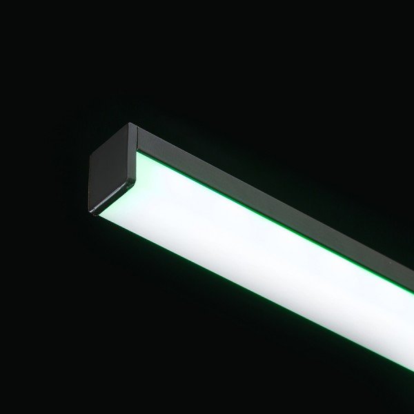 RED R14090 LED PROFILE H přisazený 1m černá matný akryl/hliník  - RED - DESIGN RENDL (obrázek 4)