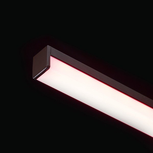 RED R14090 LED PROFILE H přisazený 1m černá matný akryl/hliník  - RED - DESIGN RENDL (obrázek 5)