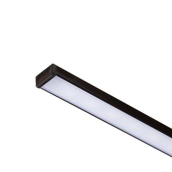 Levně RED R14087 LED PROFILE G přisazený 1m černá matný akryl/hliník - RED - DESIGN RENDL