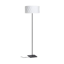 Obrázek pro produkt CORTINA/JAKARANDA stojanová bílá/černá textil/kov 230V E27 11W - RED - DESIGN RENDL