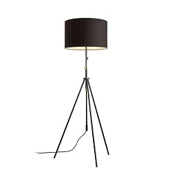 Obrázek pro produkt LUTON/RON 55 stojanová Polycotton černá/černá/kov 230V E27 11W - RED - DESIGN RENDL