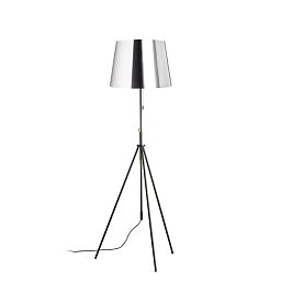 Obrázek pro produkt LUTON/ILUSION stojanová chromovaná fólie/černá/kov 230V E27 11W - RED - DESIGN RENDL