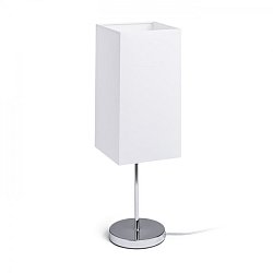 Obrázek pro produkt NYC/TEMPO 15/30 stolní Polycotton bílá/chrom 230V E27 7W - RED - DESIGN RENDL