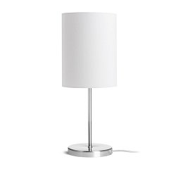 Obrázek pro produkt NYC/RON 15/20 stolní Polycotton bílá/nikl 230V E27 7W - RED - DESIGN RENDL
