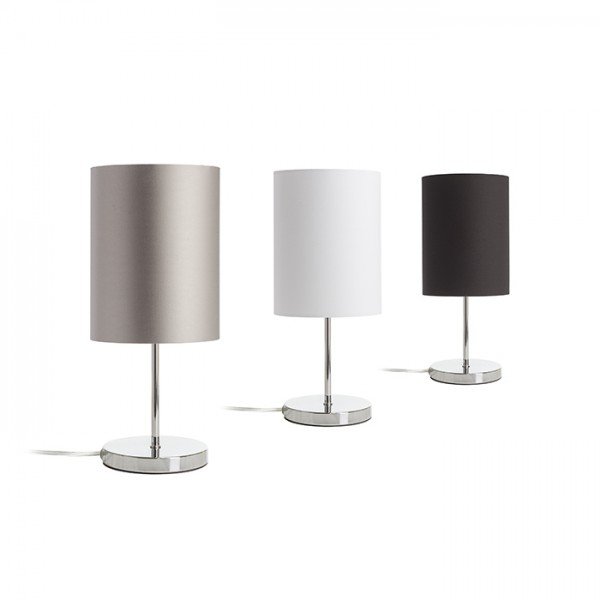 RED R14055 NYC/RON 15/20 stolní Polycotton bílá/chrom 230V E27 7W - RED - DESIGN RENDL (obrázek 2)